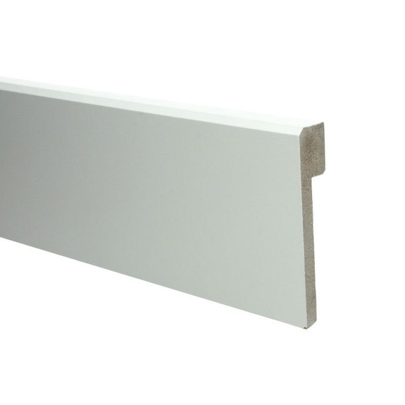 Hoge plint Klassiek wit