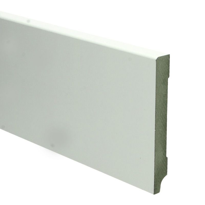 Hoge plint Modern wit