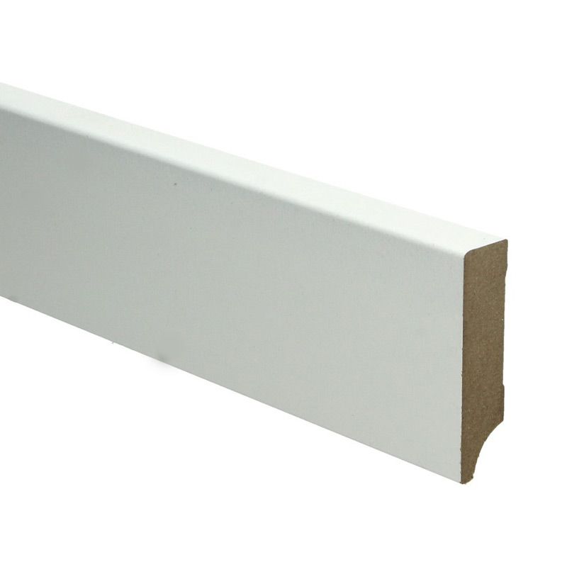 Hoge plint Modern wit