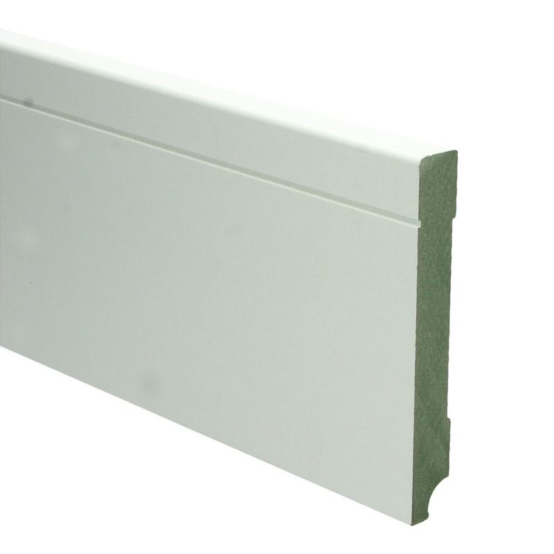 Hoge plint Tijdloos wit