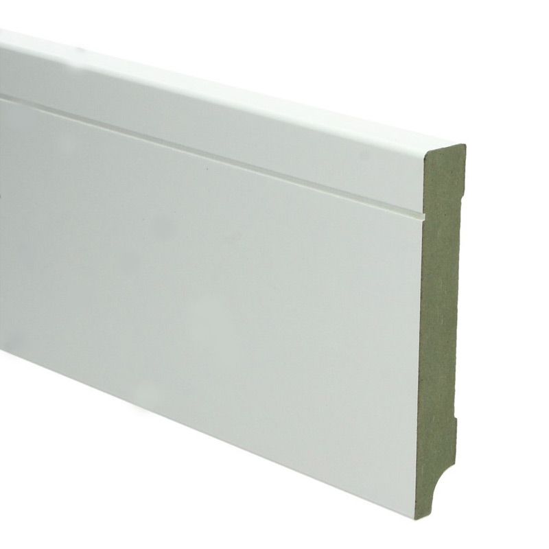 Hoge plint Tijdloos wit