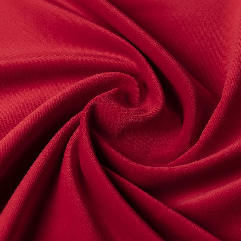 Gordijn Superior velours rood