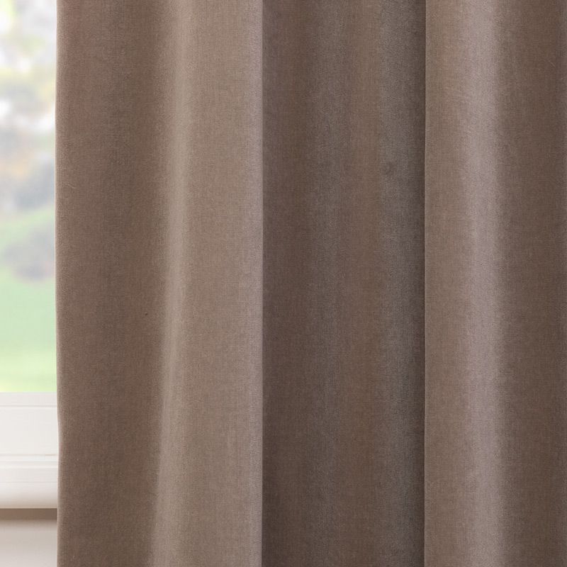 Gordijn Superior velours vlas