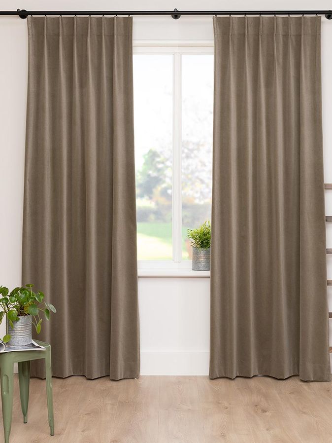 Gordijn Superior velours linde