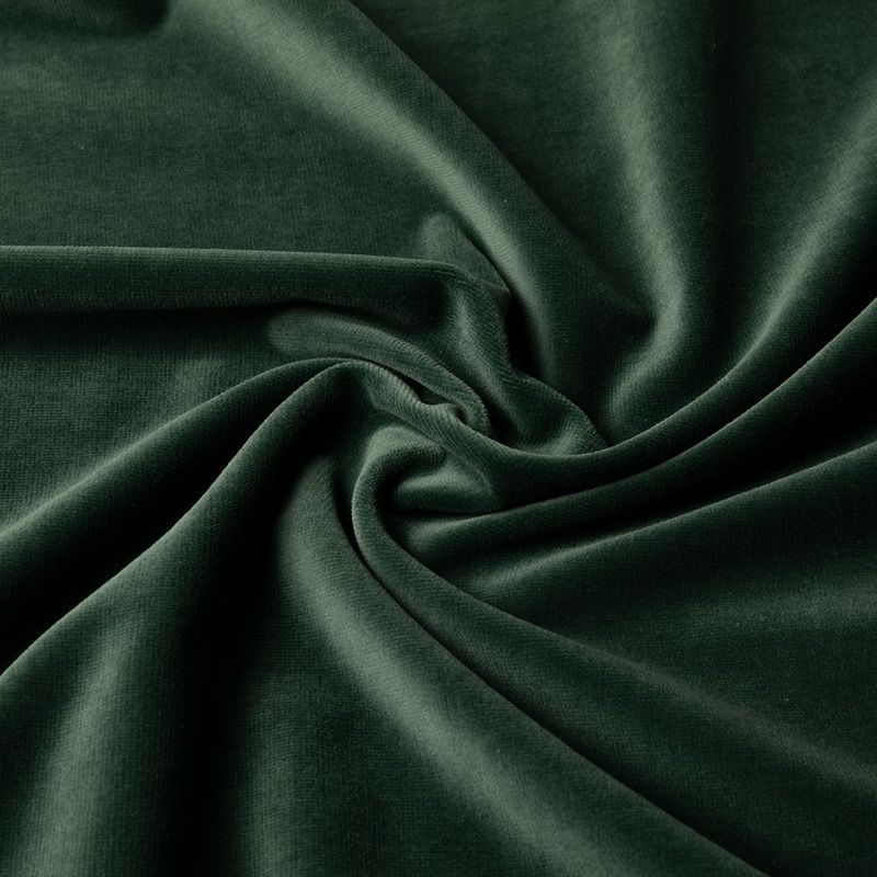 Gordijn Superior velours biljartgroen