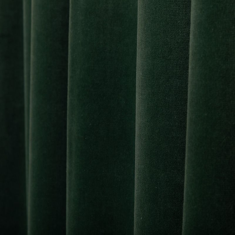 Gordijn Superior velours biljartgroen