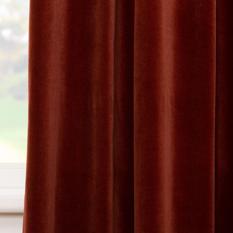 Gordijn Superior velous warmbruin