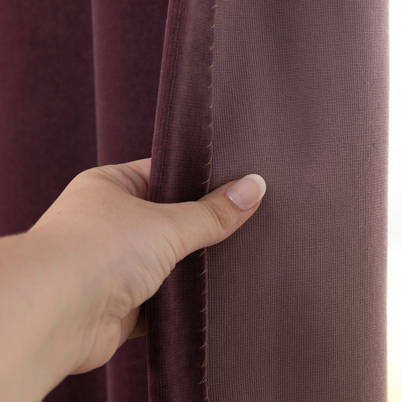 Gordijn Superior velours mauve