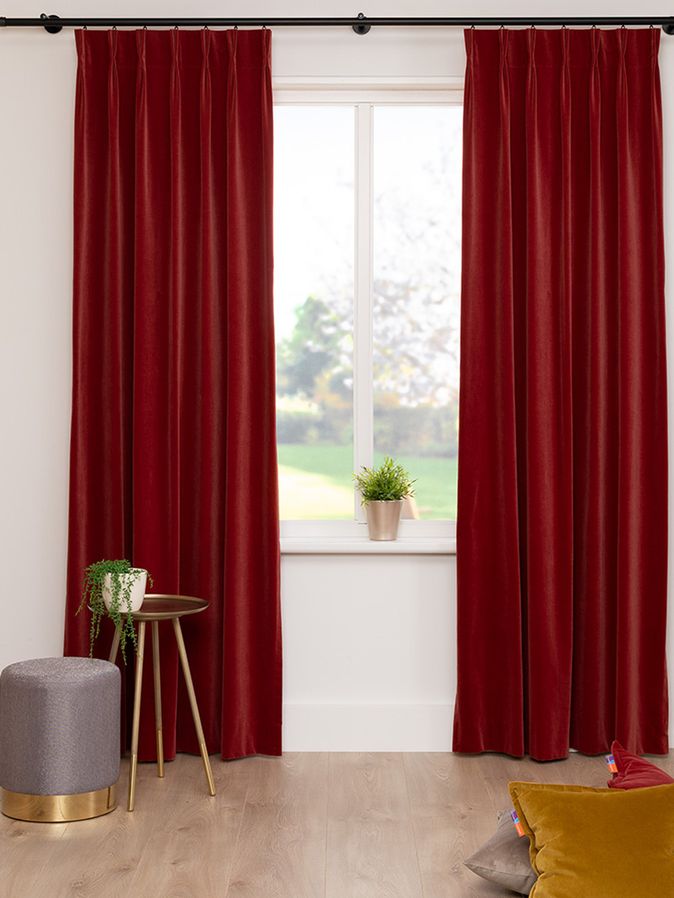 Gordijn Superior velours papaya