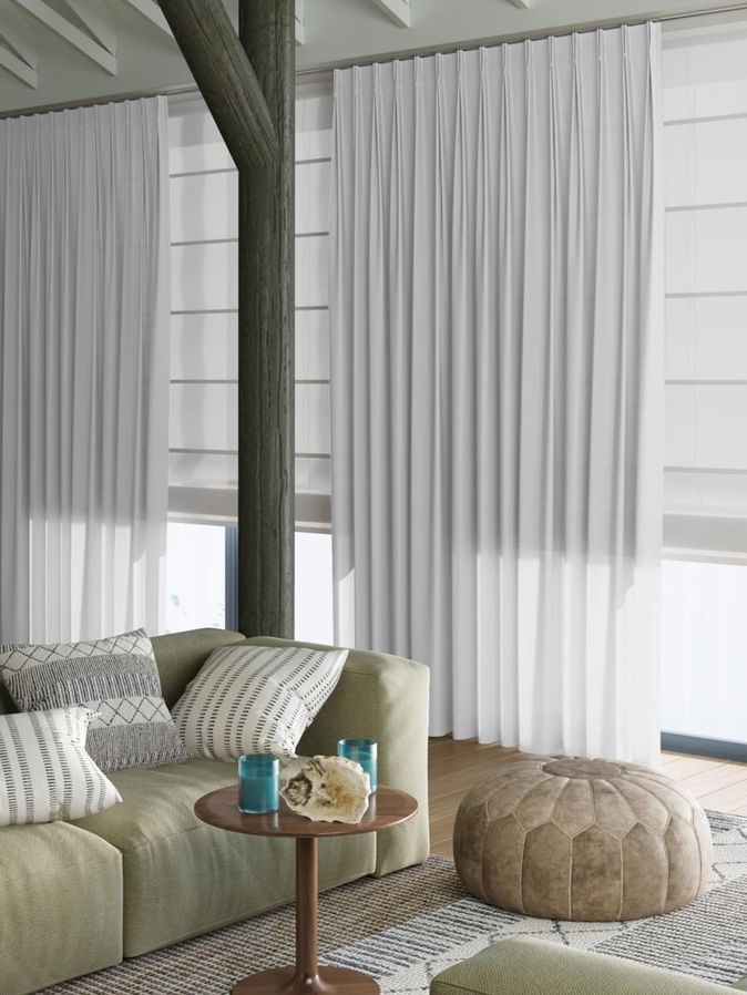 Vitrage Topcolor Voile gris