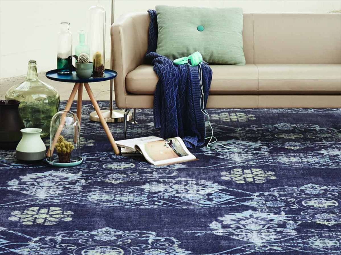 Tapijt Vintage blauw