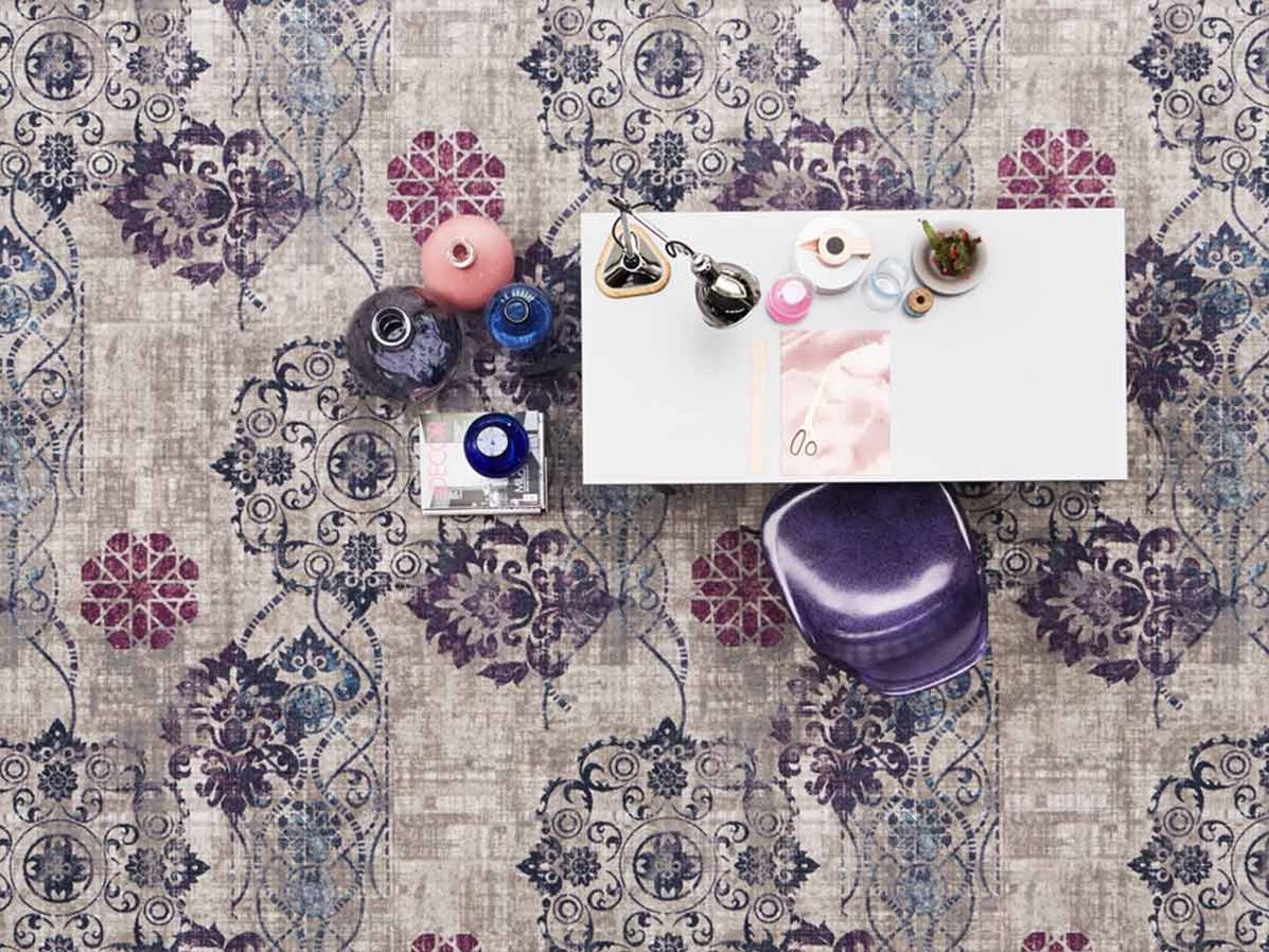 Tapijt Vintage donkerzand-beige