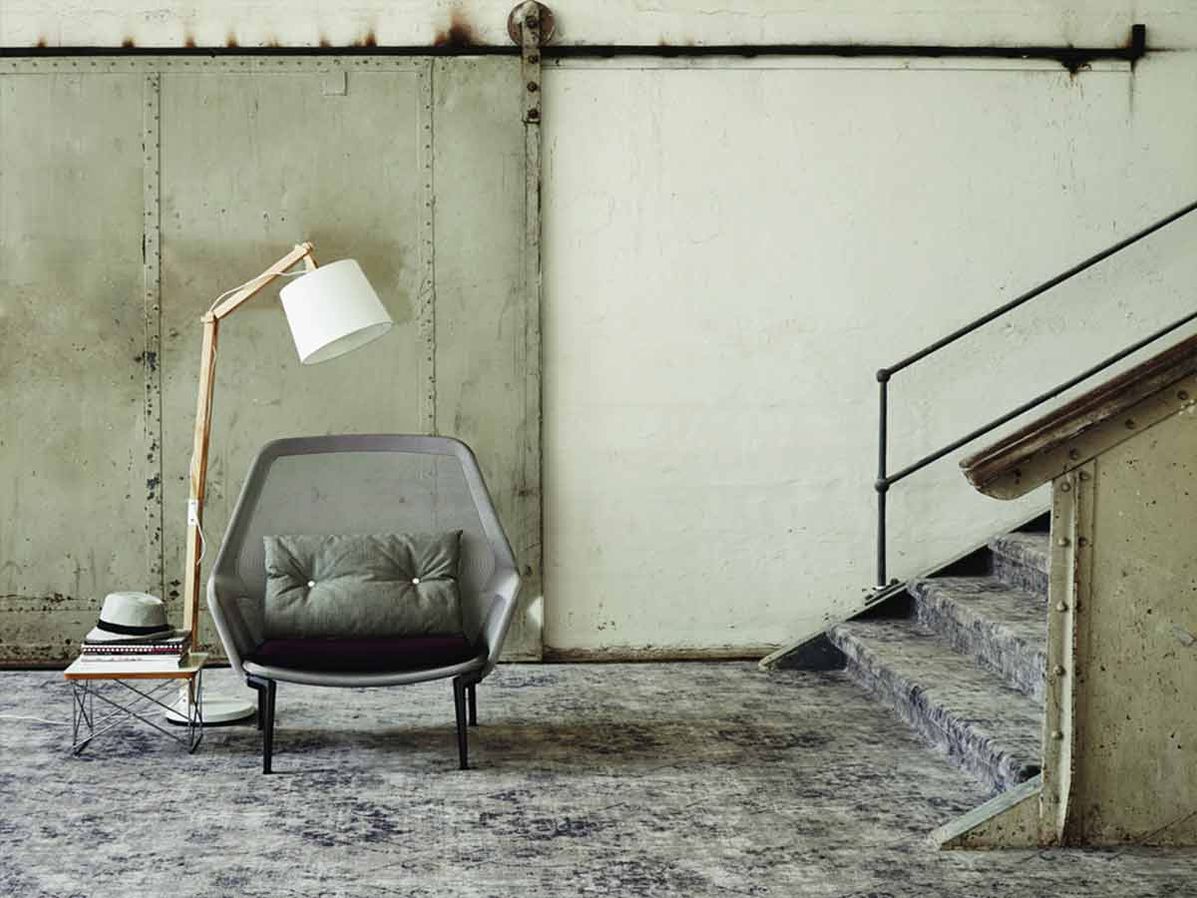 Tapijt Vintage donkerzand-donkerlei