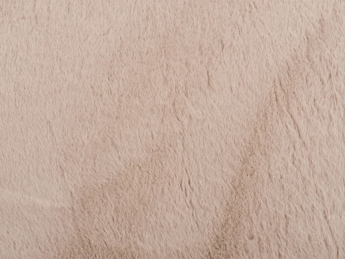 Vloerkleed Plush rond beige