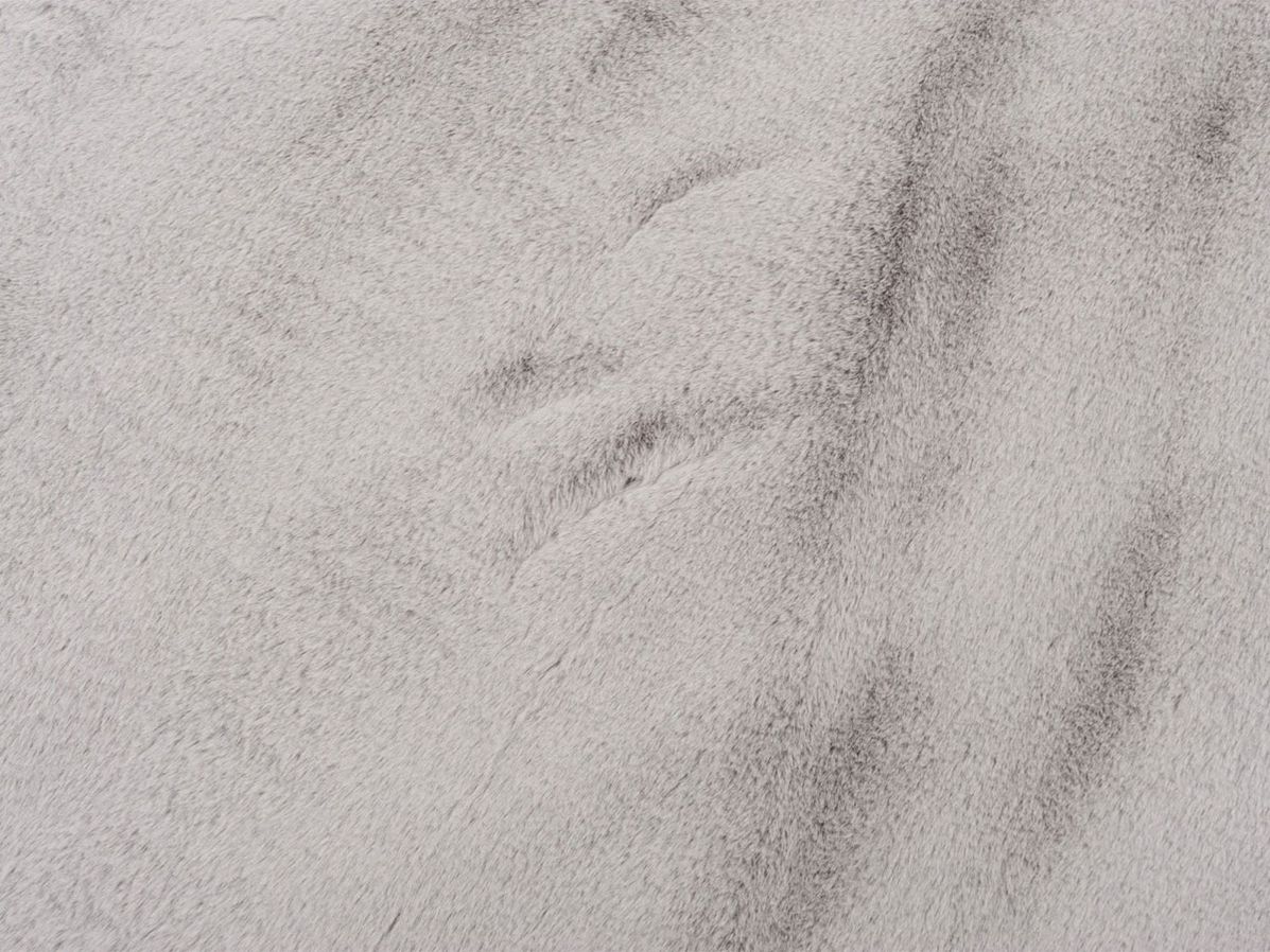 Vloerkleed Plush rond creme