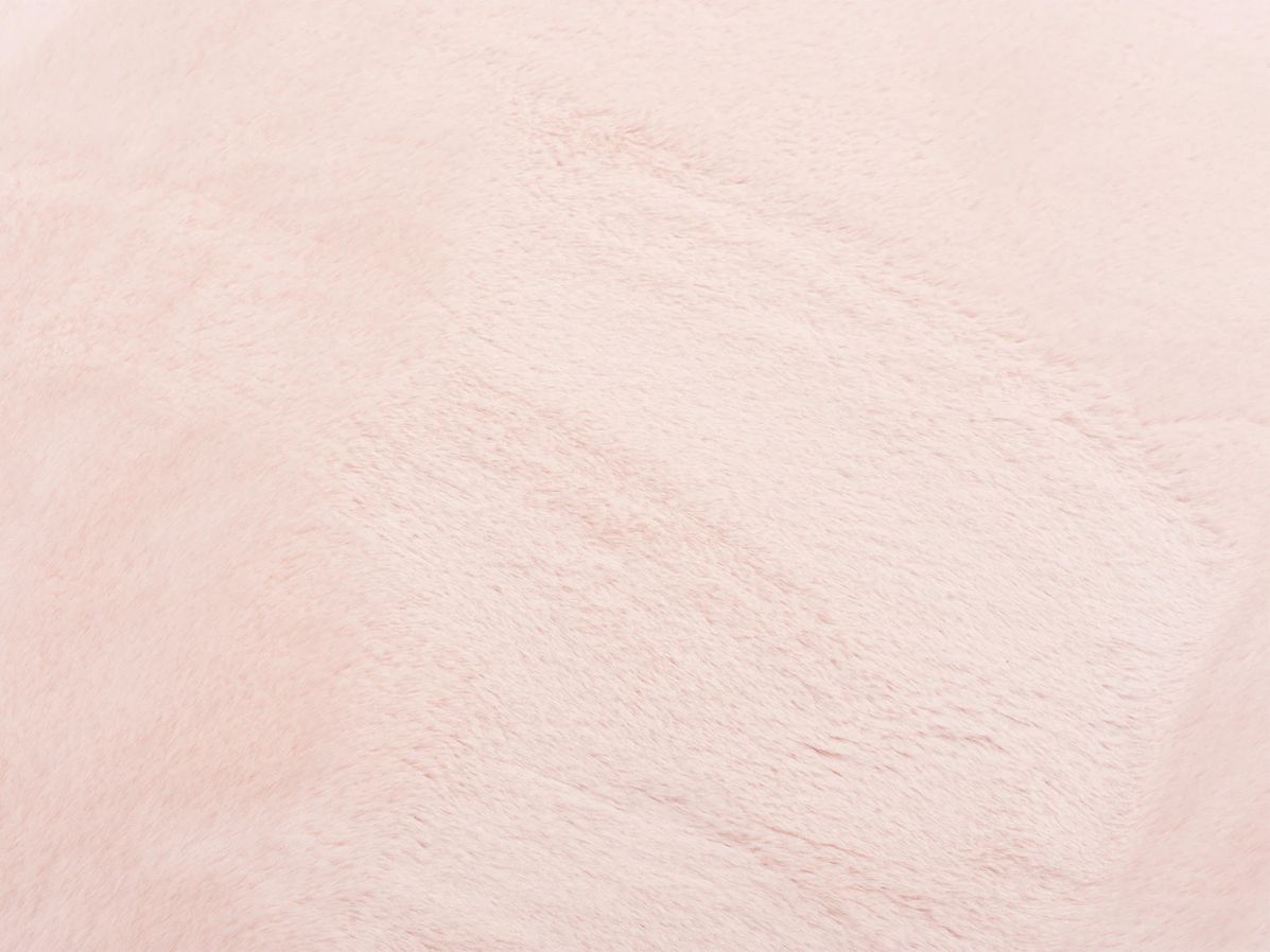 Vloerkleed Plush rond roze