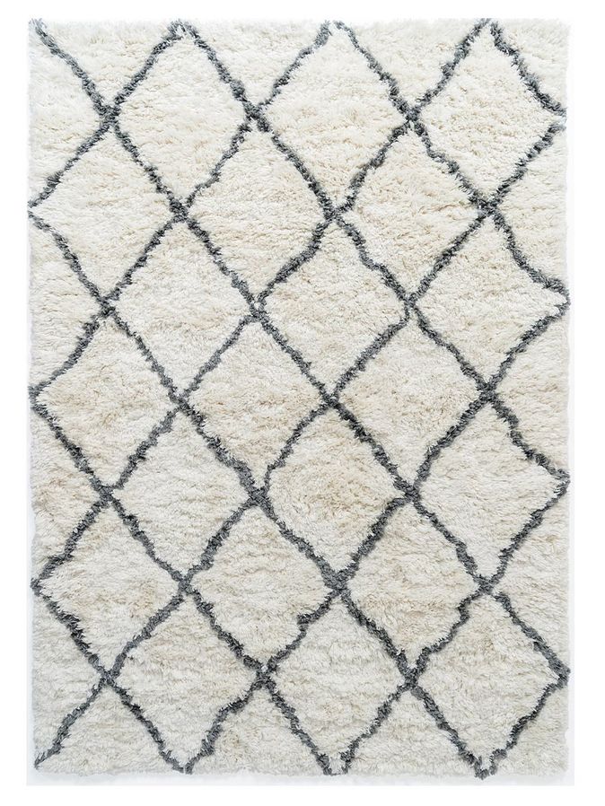 Vloerkleed Rombus off white