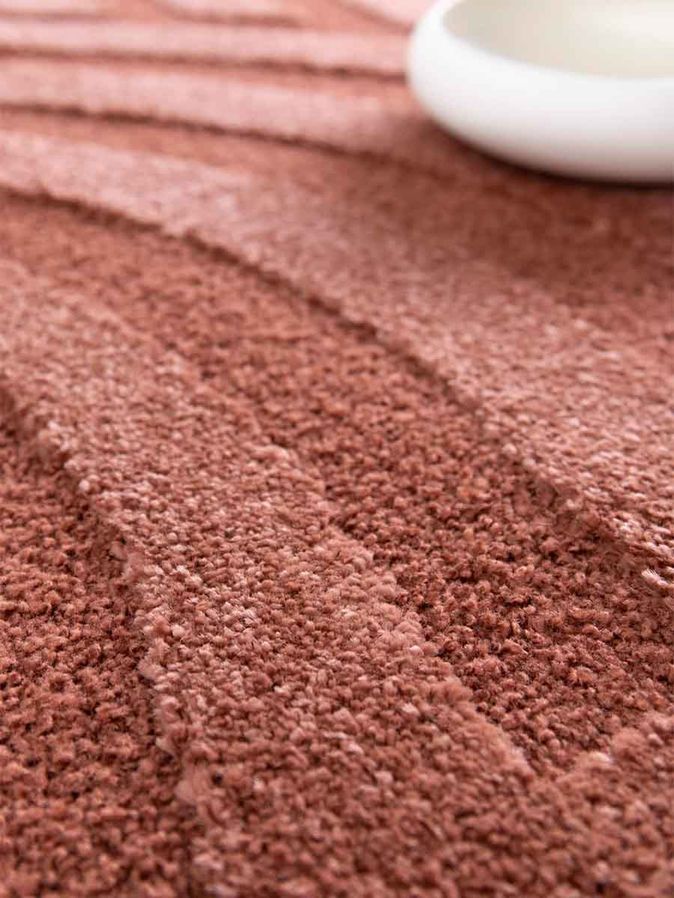 Vloerkleed Cocoon steenrood