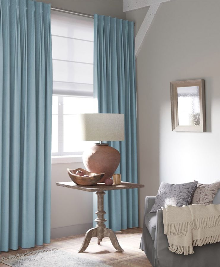 Gordijn Double Recycle petrol