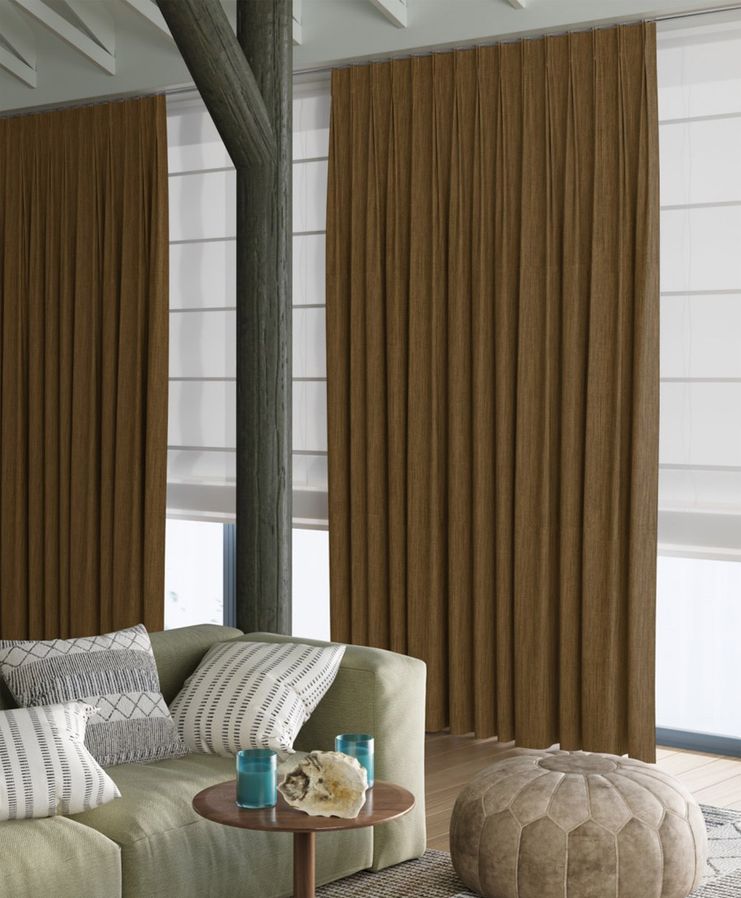 Gordijn Nuancer hazelnoot