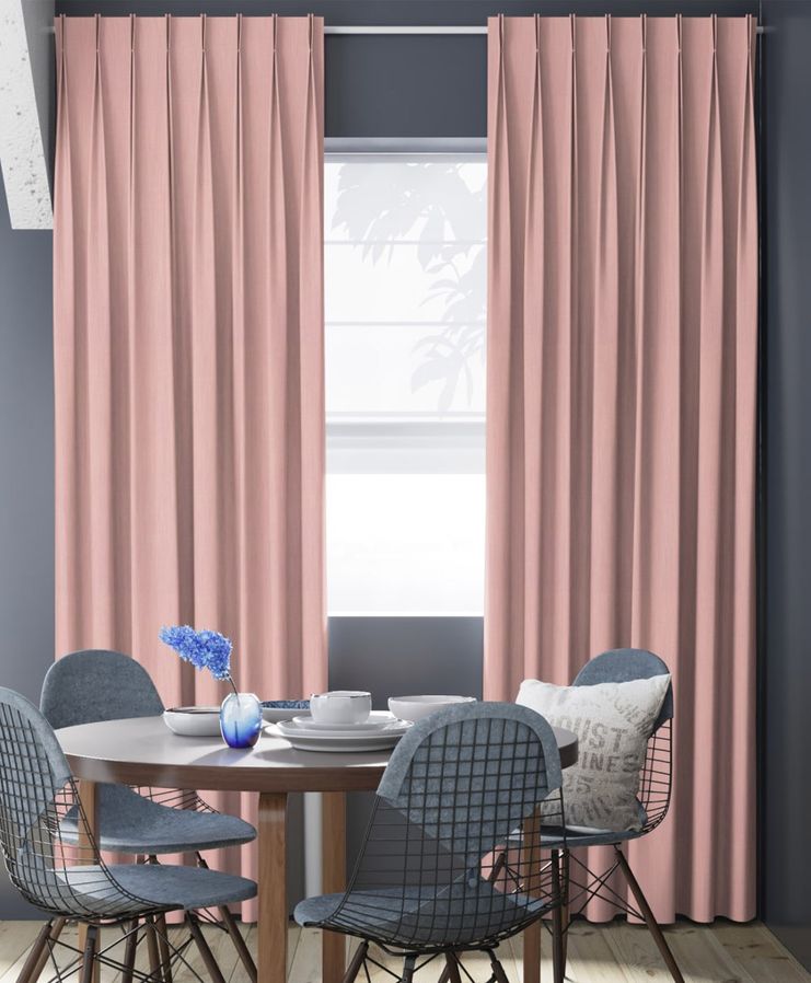 Gordijn Nuancer oud roze