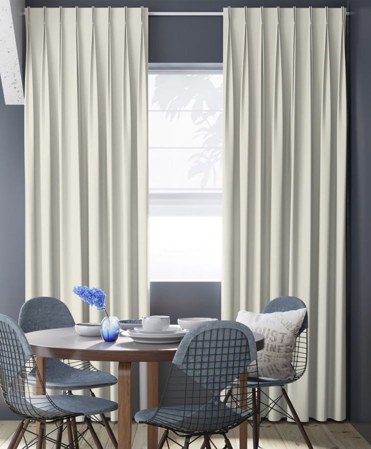 Gordijn Superior velours vanille