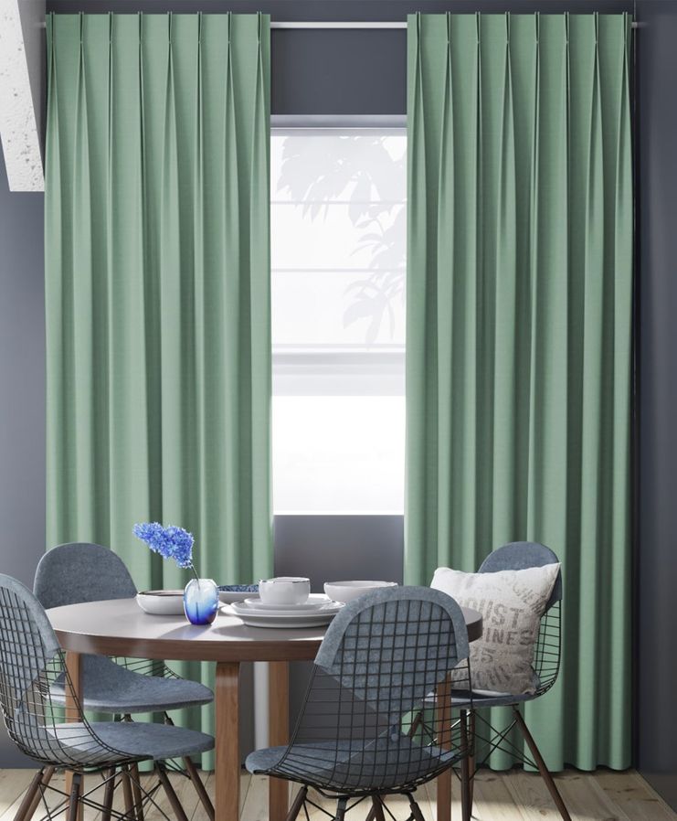 Gordijn Superior velours mint