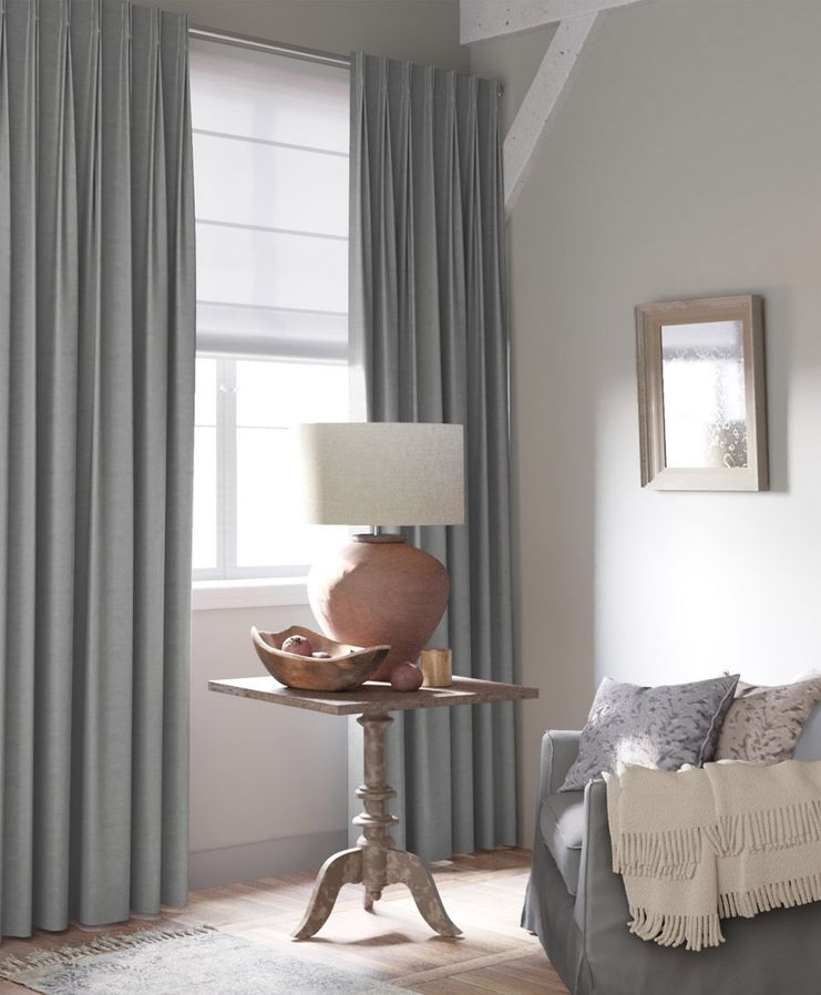 Gordijn Superior velours muis