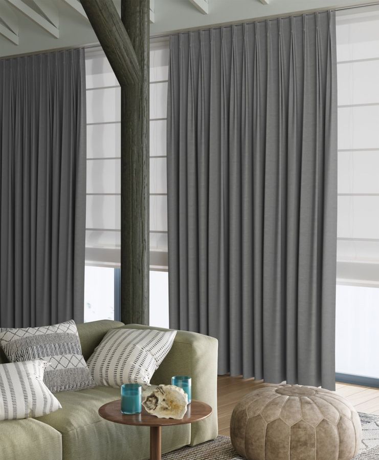 Gordijn Superior velours muis