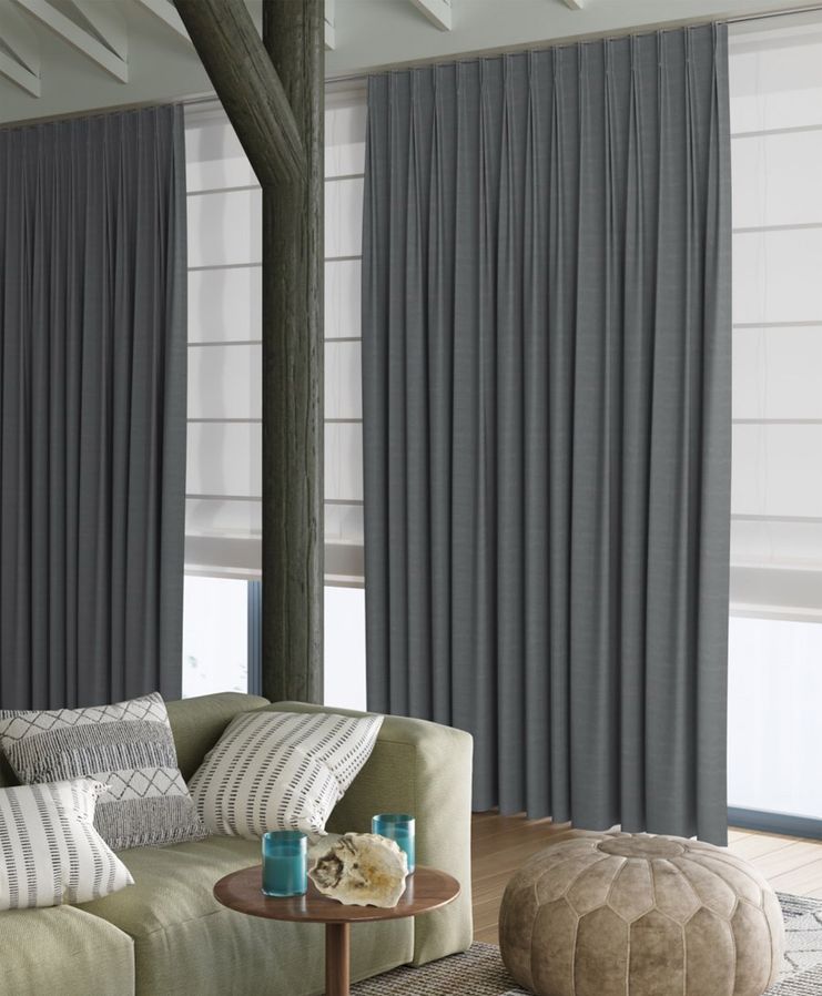 Gordijn Superior velours staal