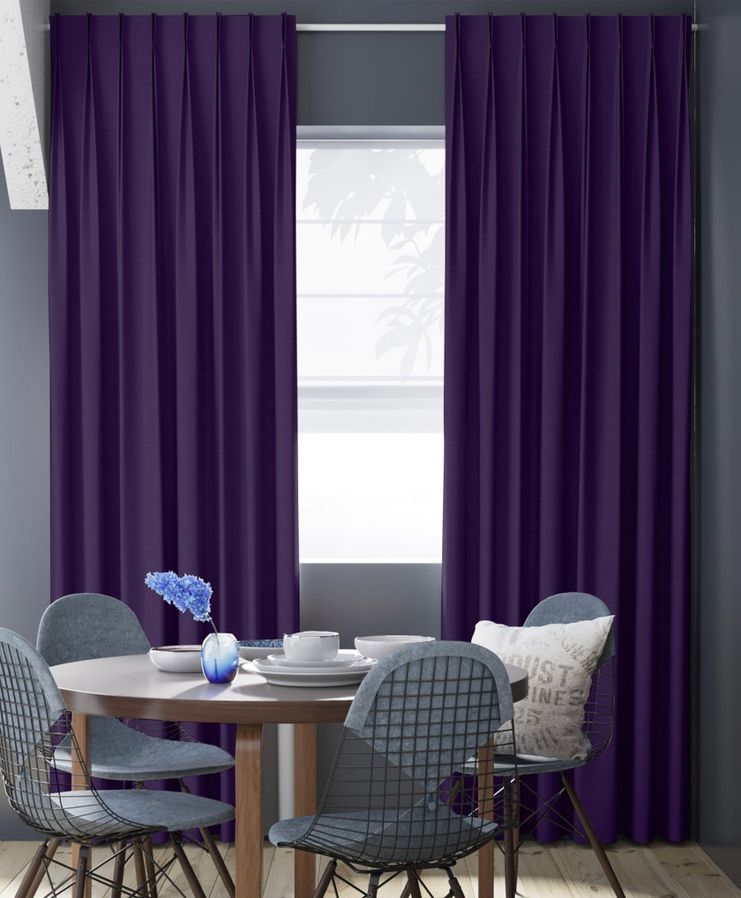 Gordijn Superior velours paars