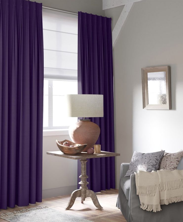 Gordijn Superior velours paars