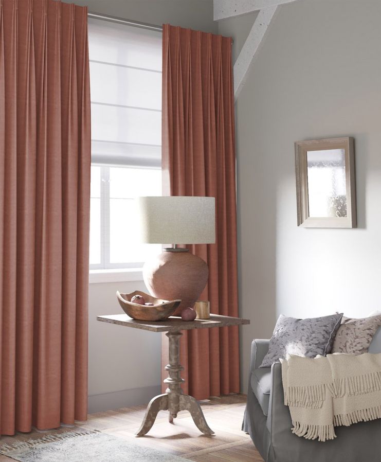 Gordijn Superior velours blush