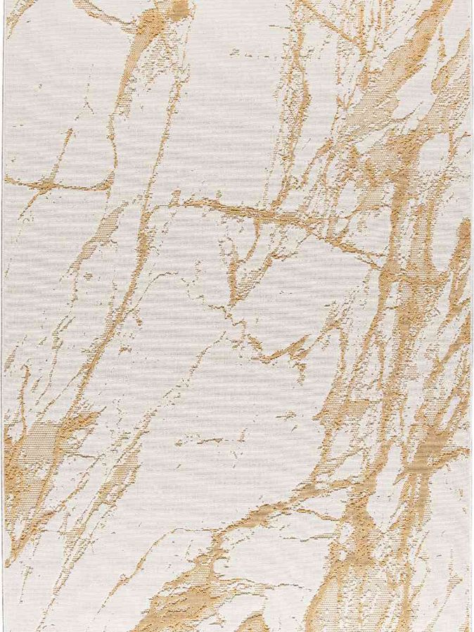Vloerkleed Lalix | Gold marble