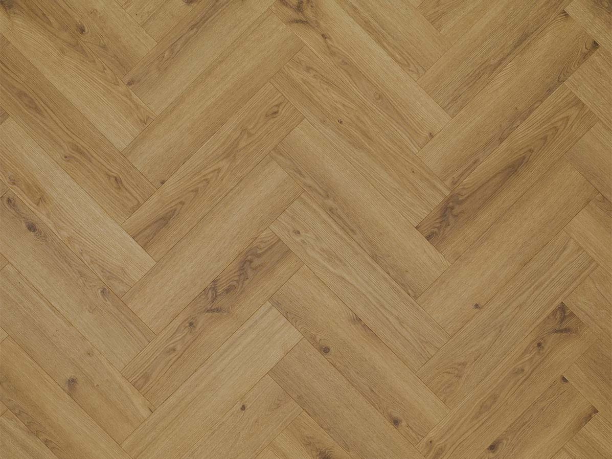 PVC Delicate oak visgraat | Toffee