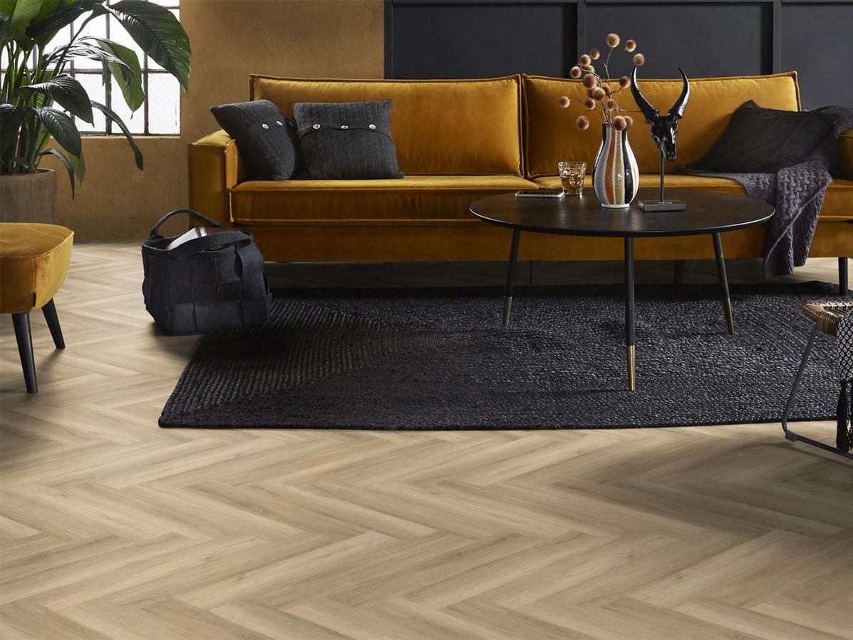 PVC Kodiaq visgraat click | Beige