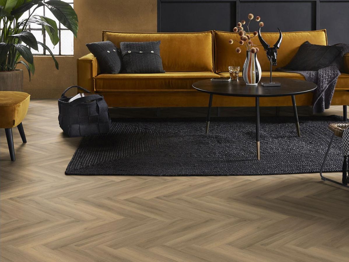 PVC Kodiaq visgraat click | Natural