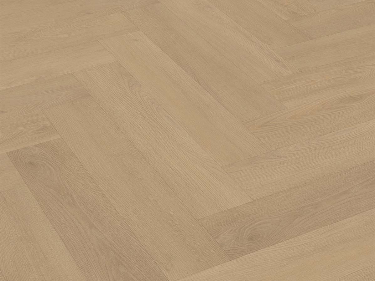 PVC Malaga visgraat EIR click | Beige