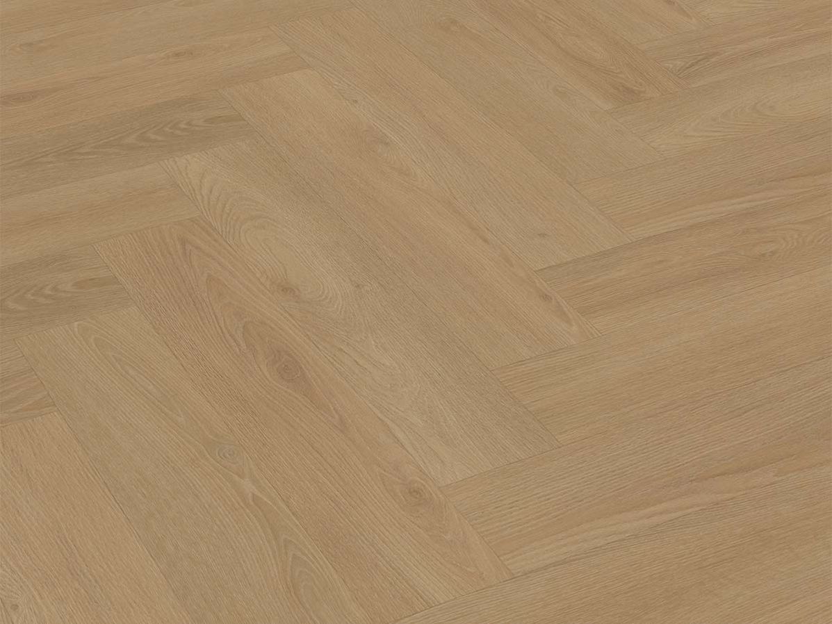 PVC Malaga visgraat EIR click | Naturel oak