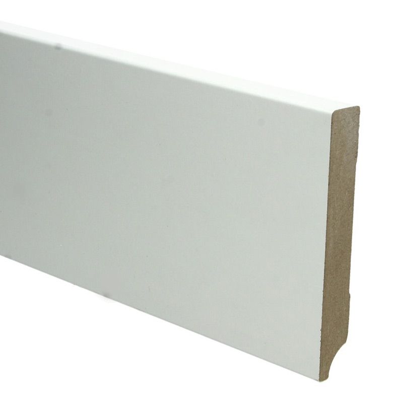 Hoge plint Modern wit