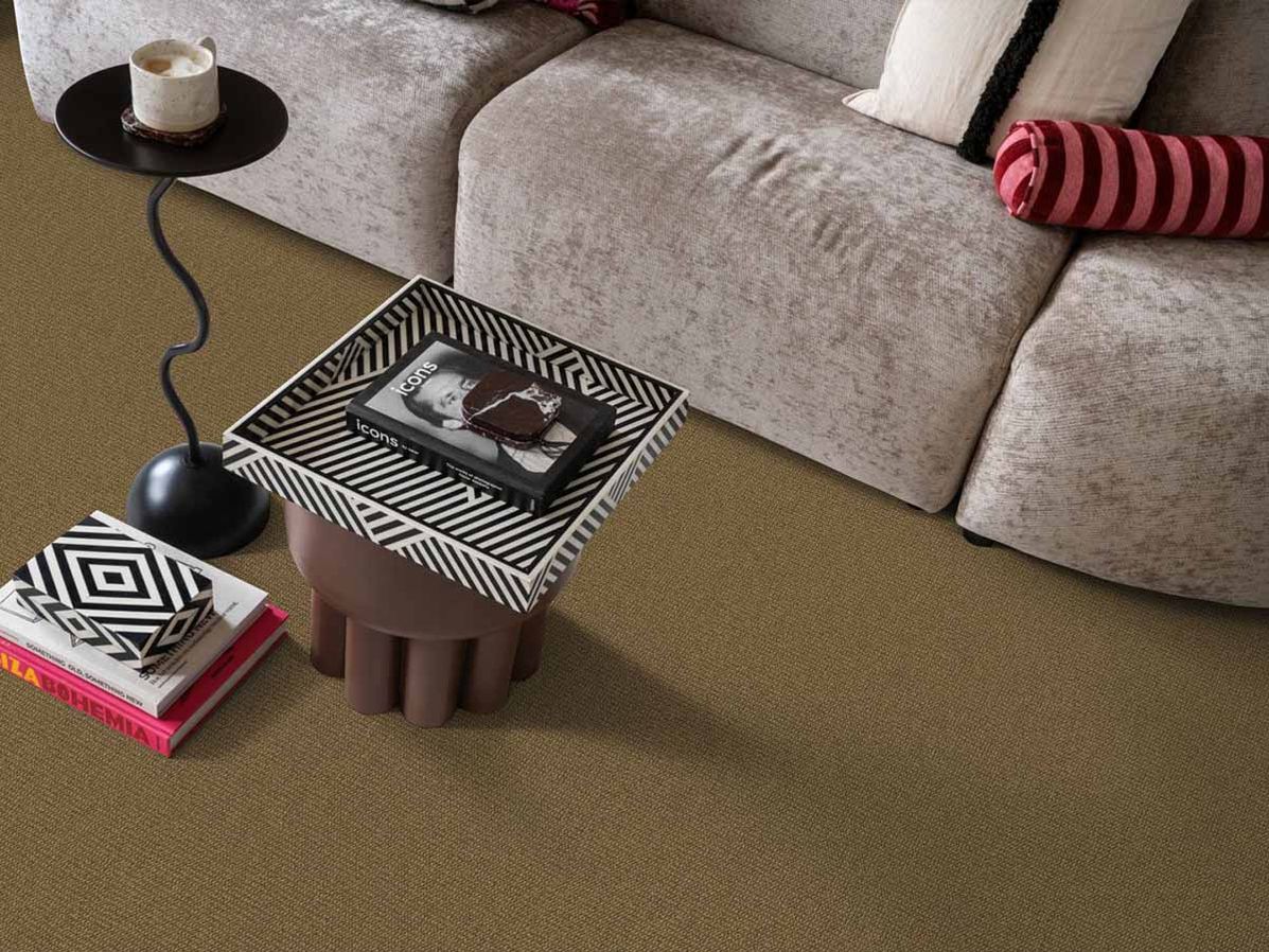 Tapijt Rocky | Kerriegeel