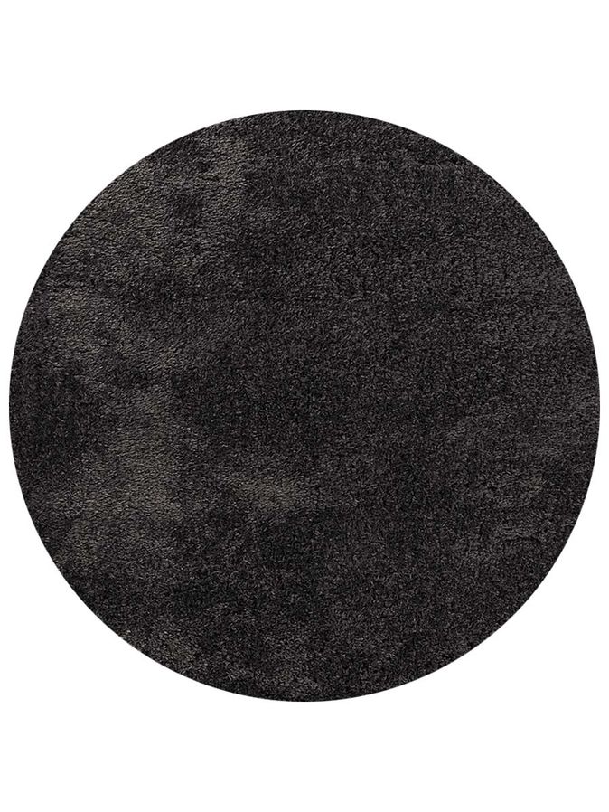 Vloerkleed Skin rond charcoal