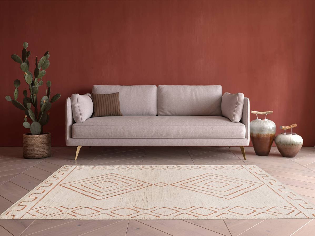 Vloerkleed Cocoon koper