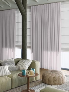 Vitrage Topcolor Voile orchidee