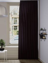 Gordijn Celeb velours aubergine