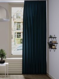 Gordijn Celeb velours azura