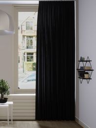 Gordijn Celeb velours black