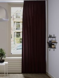 Gordijn Celeb velours bordeaux