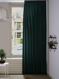 Gordijn Celeb velours reseda