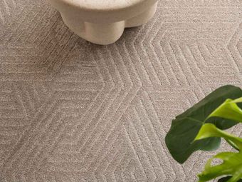 Tapijt Myriade geometric | Lichtgrijs